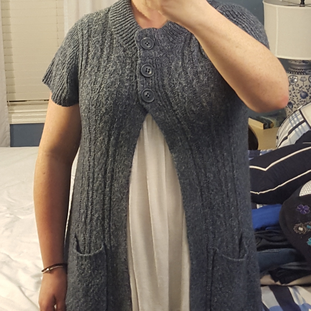 Sonoma Open Front Sweater XL